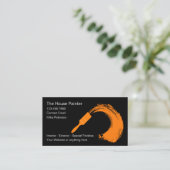 ハウスペインターユニークモダン名刺 名刺 (スタンド正面)