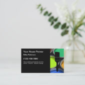 ハウスペインター名刺シンプルテンプレート 名刺 (スタンド正面)