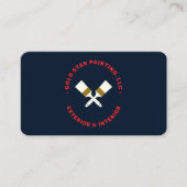 ハウスペインター絵を描クロスブラシ名刺 名刺 (正面)