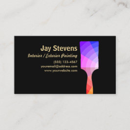 ハウスペインター、カラーホイールブ絵を描ラシブラシ 名刺