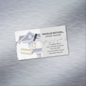 ハウスペインター |ドリップ絵を描中 マグネット名刺 (インサイチュ)