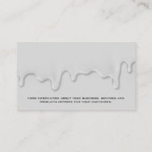 ハウスペインター |ドリップ絵を描中 名刺 (裏面)