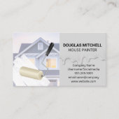 ハウスペインター |ドリップ絵を描中 名刺 (正面)