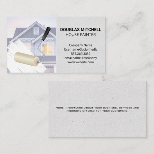 ハウスペインター 名刺 (正面/裏面)