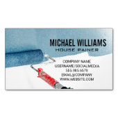 ハウスペインター |壁絵を描にローラー マグネット名刺 (正面)