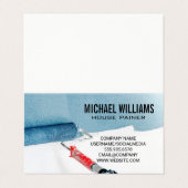 ハウスペインター |壁絵を描にローラー 名刺 (外部フラット)