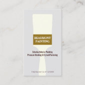 ハウスペイ絵を描ントブラシロゴ2 名刺 (正面)