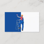 ハウスペイ絵画ターの壁張りビジネスカー 名刺 (裏面)