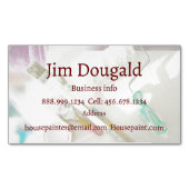 ハウスペイ絵画ターカスタムズの名刺 マグネット名刺 (正面)