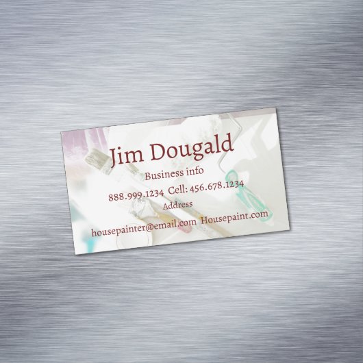 ハウスペイ絵画ターカスタムズの名刺 マグネット名刺 (インサイチュ)