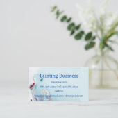 ハウスペイ絵画ターカスタムズの名刺 名刺 (スタンド正面)