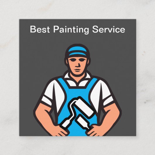 ハウスペカッコいいインター名刺 スクエア名刺 (正面)