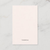 ハウスペッツベテリナアポイントメントカード 名刺 (裏面)