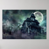 ハウスホラー幽霊のよく出るポスターゴーストマンション ポスター (正面)