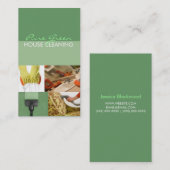 ハウスホームクリーニングハウスキーピングサービス 名刺 (正面/裏面)