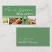 ハウスホームクリーニングハウスキーピングサービス 名刺 (正面/裏面)