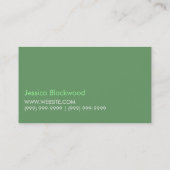 ハウスホームクリーニングハウスキーピングサービス 名刺 (裏面)