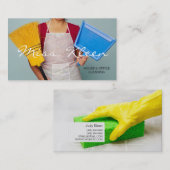 ハウスホームクリーニング、クリーナーズビジネスカード 名刺 (正面/裏面)