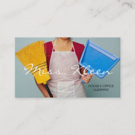 ハウスホームクリーニング、クリーナーズビジネスカード 名刺
