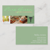 ハウスホームクリーニング、クリーナーズ名刺 名刺 (正面/裏面)