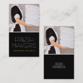 ハウスホームクリーニング、クリーナーズ名刺 名刺 (正面/裏面)