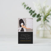 ハウスホームクリーニング、クリーナーズ名刺 名刺 (スタンド正面)