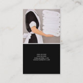 ハウスホームクリーニング、クリーナーズ名刺 名刺 (裏面)