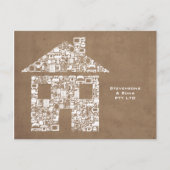 ハウスホームビジネスプロモーションマーケティングカード ポストカード (正面)