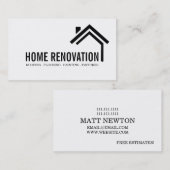 ハウスホームリフォームリフォーム建築 名刺 (正面/裏面)