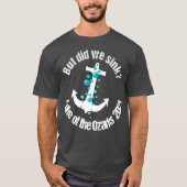 ハウスボートのキャプテンだが湖は沈んだか Tシャツ (正面)