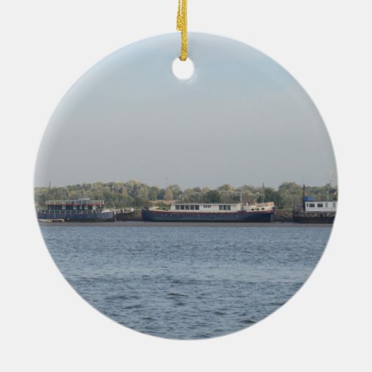 ハウスボート セラミックオーナメント (裏面)