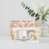 ハウスマウスデザイン®はがき ポストカード (スタンド正面)