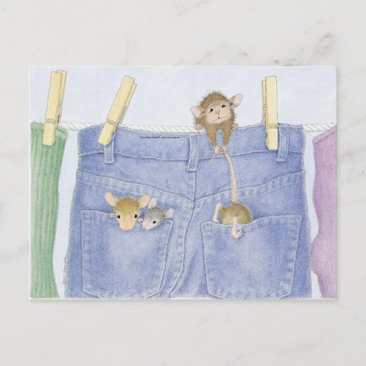 ハウスマウスデザイン®はがき ポストカード (正面)