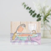 ハウスマウスデザイン®はがき ポストカード (スタンド正面)