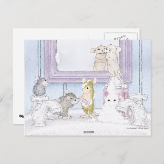 ハウスマウスデザイン®はがき ポストカード (正面/裏面)