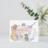 ハウスマウスデザイン®はがき ポストカード (スタンド正面)