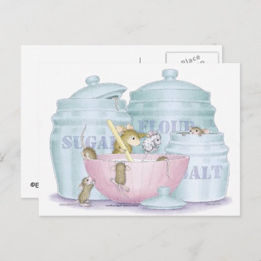 ハウスマウスデザイン®はがき ポストカード (正面/裏面)