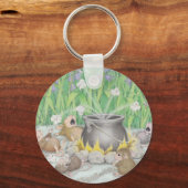 ハウスマウスデザイン® - キーホルダー (正面)