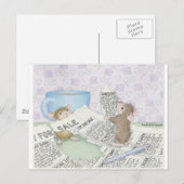 ハウスマウスデザイン® - ポストカード (正面/裏面)