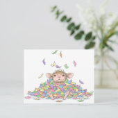 ハウスマウスデザイン® - ポストカード (スタンド正面)