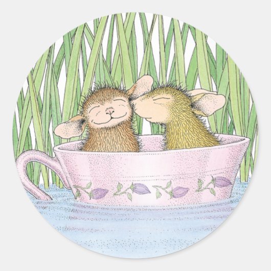 ハウスマウスデザイン® - ラウンドシール (正面)