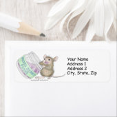 ハウスマウスデザイン®住所 シール (インサイチュ)