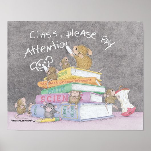 ハウスマウスデザイン® - Wall Art ポスター (正面)