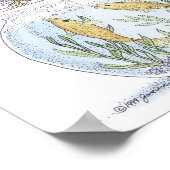 ハウスマウスデザイン® - Wall Art ポスター (角)