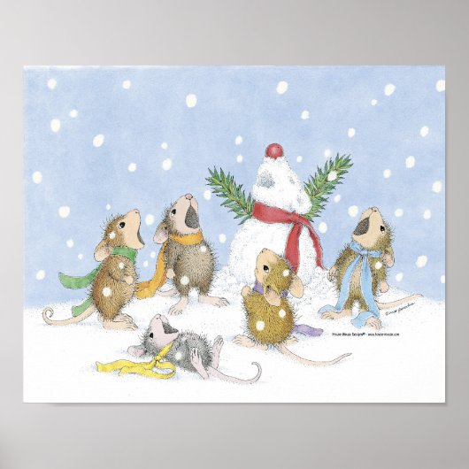 ハウスマウスデザイン® - Wall Art ポスター (正面)