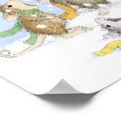 ハウスマウスデザイン® - Wall Art ポスター (角)