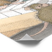 ハウスマウスデザイン® - Wall Art ポスター (角)