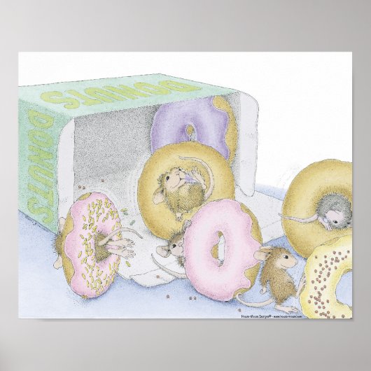 ハウスマウスデザイン® - Wall Art ポスター (正面)