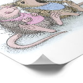 ハウスマウスデザイン® - Wall Art ポスター (角)