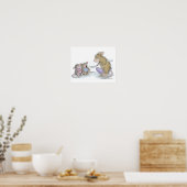 ハウスマウスデザイン® - Wall Art ポスター (キッチン)